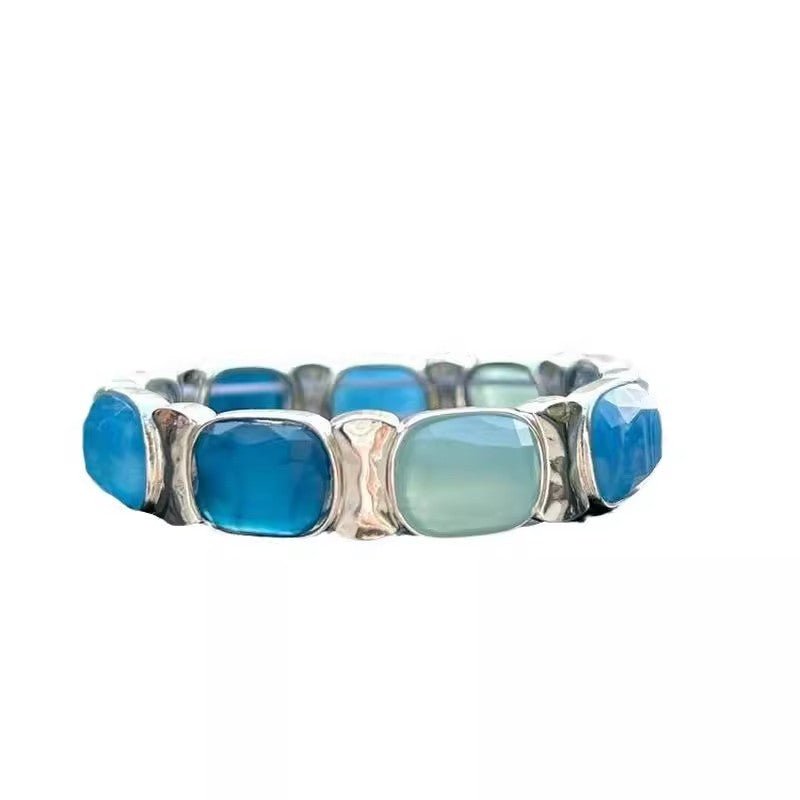 Blue Jade Retro Bracelet - Moissanite Market