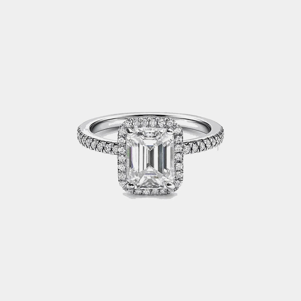 Moissanite Ring - 1 Carat Lab Grown Elegant Sustainable Luxury - Moissanite Market
